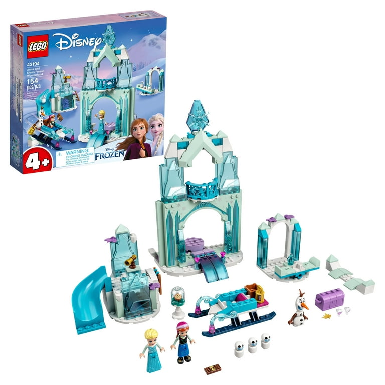 LEGO Disney Anna and Elsa's Frozen Wonderland 43194 Castle Toy with Disney  Princess Mini-Doll Figures, Gifts for 4 Plus Years Old Kids, Girls and Boys  