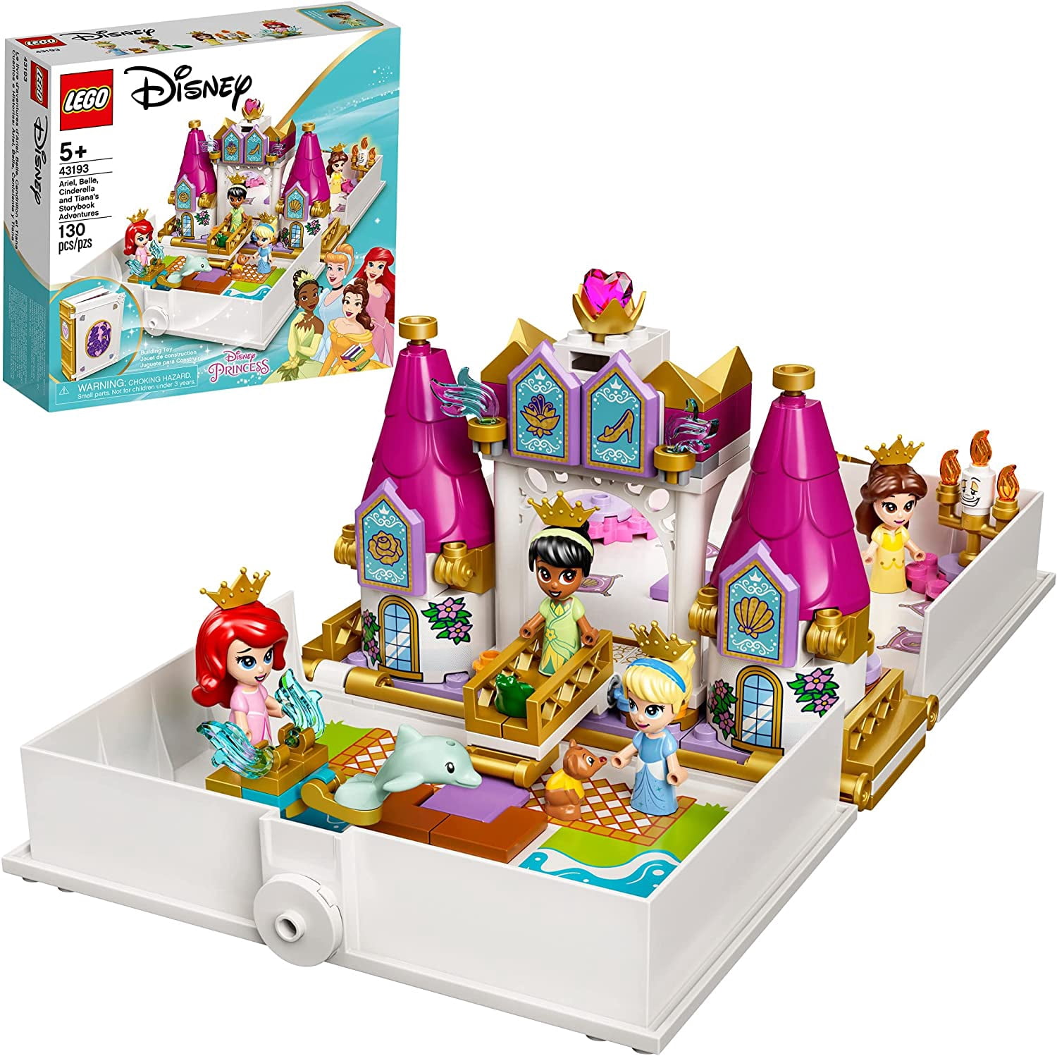 LEGO, Disney Storybook Adventures Set, 43193 Building Toy, 130