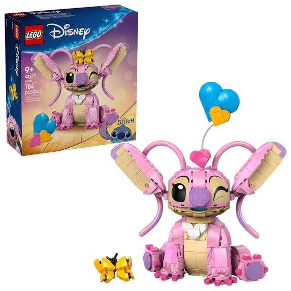 LEGO Disney Angel Lilo & Stitch Kids Toy - Room Decor and Building Set for Girls and Boys, Ages 9+ - Gift for Birthdays - 43257