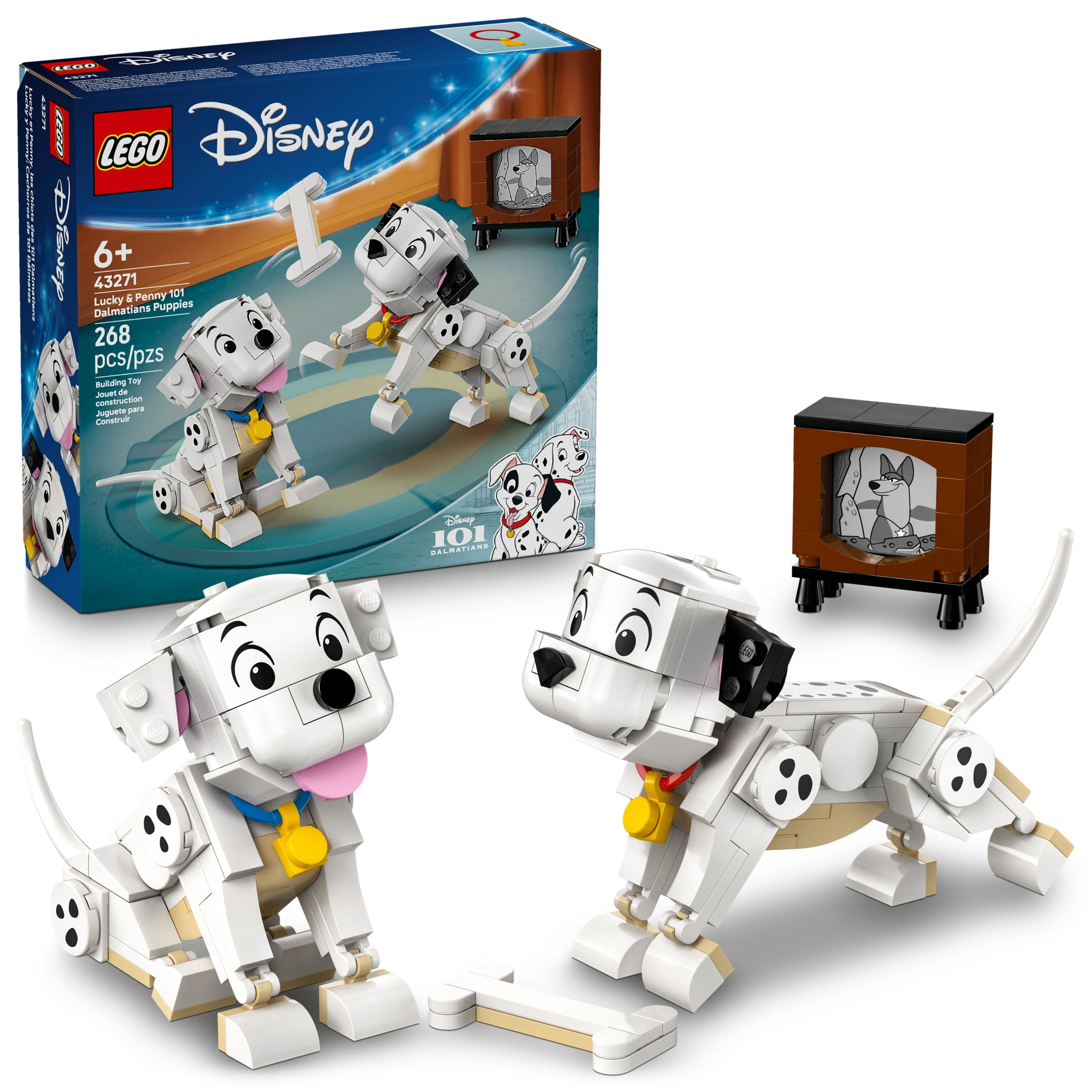 LEGO Disney Lucky Penny 101 Dalmatians Puppies Building Toys