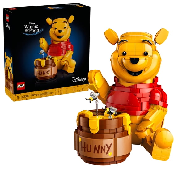 LEGO Disney Winnie the Pooh Building Set - Home, Office, or Book Shelf Decor for Adult Fans, Ages 18+ - W/ Eeyore Figure - Collectible Disney Gift - 43300