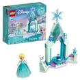 thumbnail image 1 of LEGO Disney Elsa's Castle Courtyard 43199 Building Set, Disney Frozen Ice Castle with Princess Elsa Mini Doll Figure, Disney Princess Toy Set for Kids Age 5+, Great Gift for Birthday or Any Time, 1 of 7