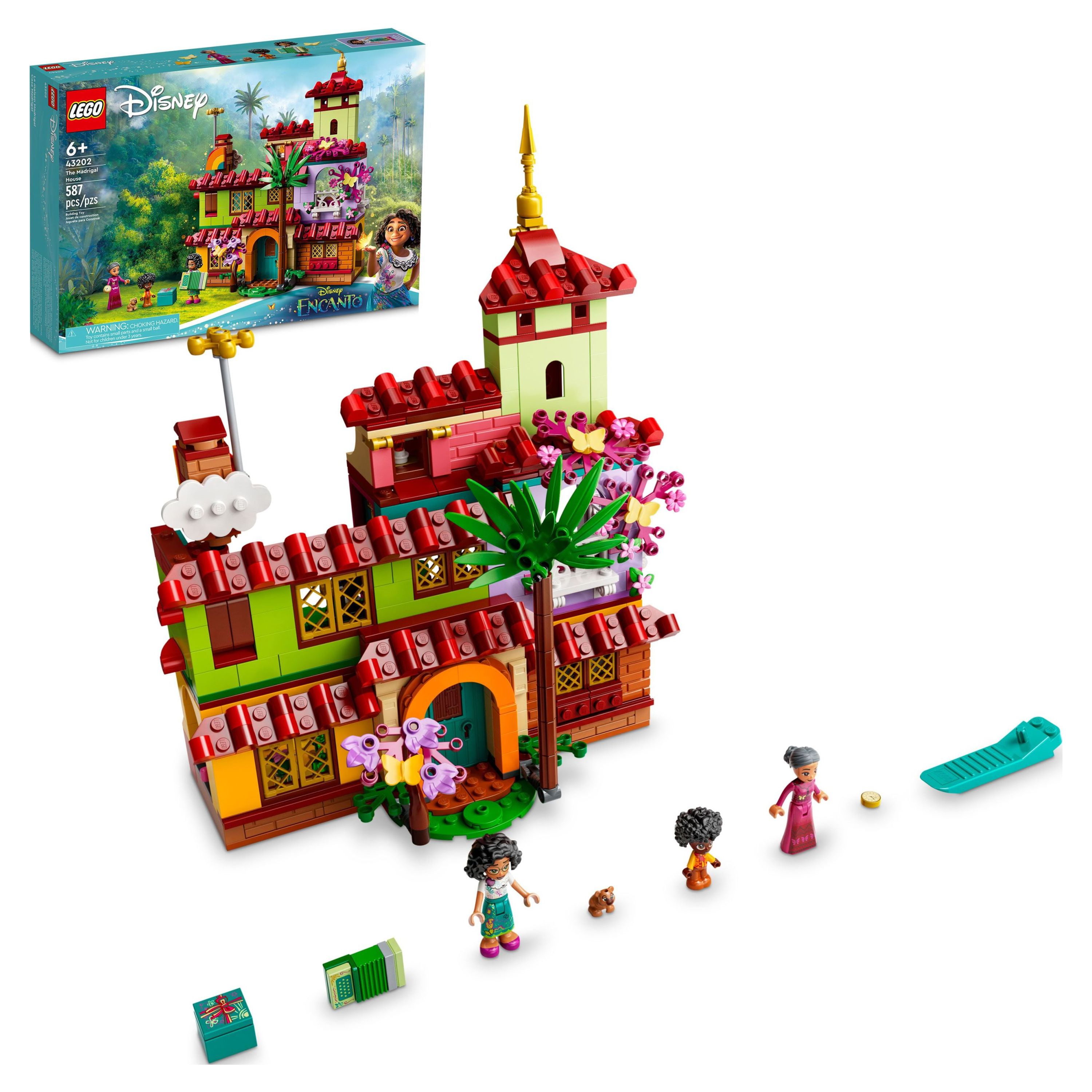 LEGO Disney Encanto the Madrigal House 43202 Multicolor Building Kit - image 1 of 8