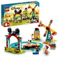 thumbnail image 1 of LEGO Disney Mickey and Friends – Mickey, Minnie and Goofy’s Fairground Fun Toy Set Set 10778, 1 of 8