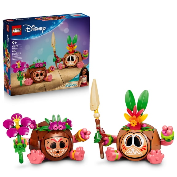 LEGO Disney Moana Kakamora - Building Toy for Girls & Boys, Ages 9+ - Girls Bedroom, Desk or Shelf Décor for Display - Disney Gift for Birthdays - 43293