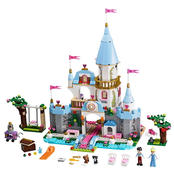 LEGO Disney Princess Cinderella's Romantic Castle Interlocking Block Building Set