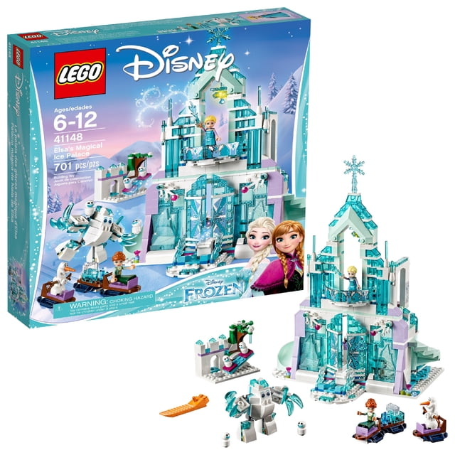 LEGO Disney Princess Elsa's Magical Ice Palace Castle Set with Anna ...