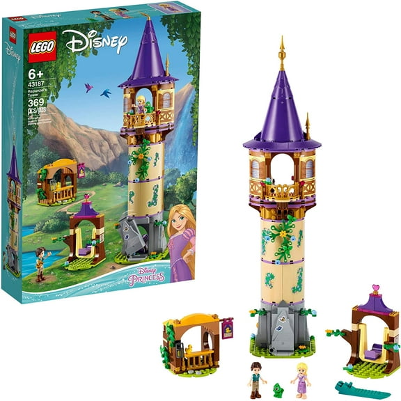 LEGO Disney Rapunzels Tower 43187 Building Kit, New 2020 (369 Pieces)