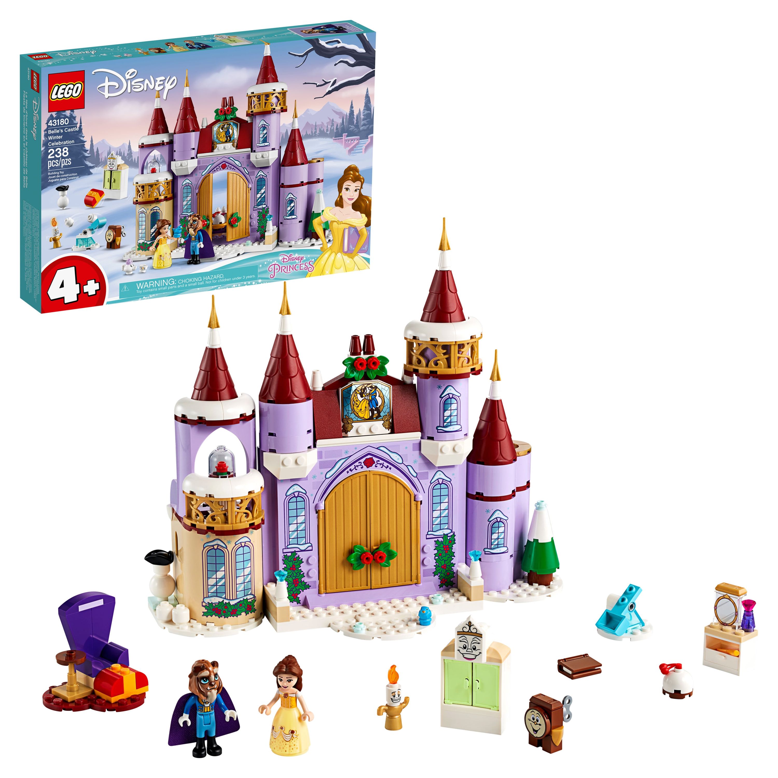 LEGO Disney Princess Series - Beauty and the Beast - Belle's Castle Winter Celebration 43180 - image 1 of 8