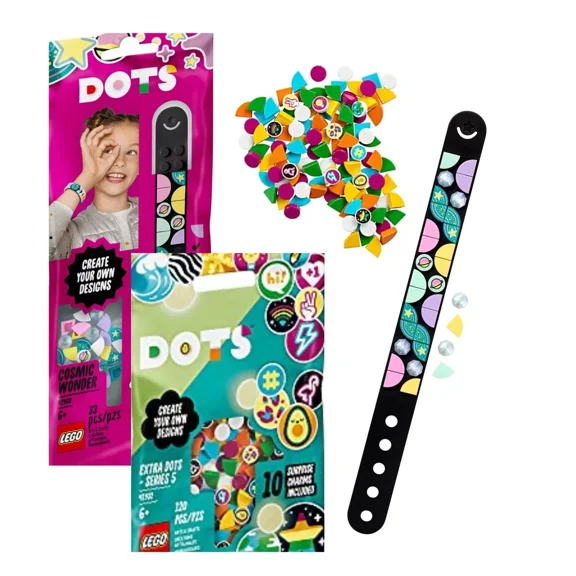LEGO Dots Bracelet Bundle Kit: Cosmic Wonder & Extras Series 5 41903 41932