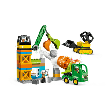 LEGO Duplo Construction Site Interlocking Block Building Sets