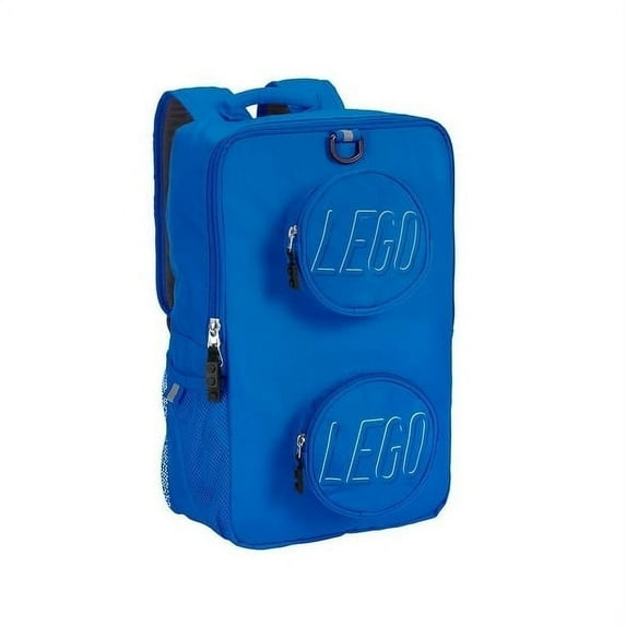LEGO Easy-to-Clean Surface for Quick Maintenance Brick Backpack, Light Blue