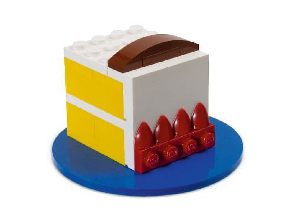 LEGO Exclusive Birthday Cake Interlocking Block Building Set - Walmart.com