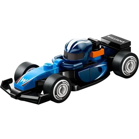 LEGO F1 Collectible Race Cars - Williams F1 Team Race Car with Driver Helmet & Moving Wheels - Formula 1-71049