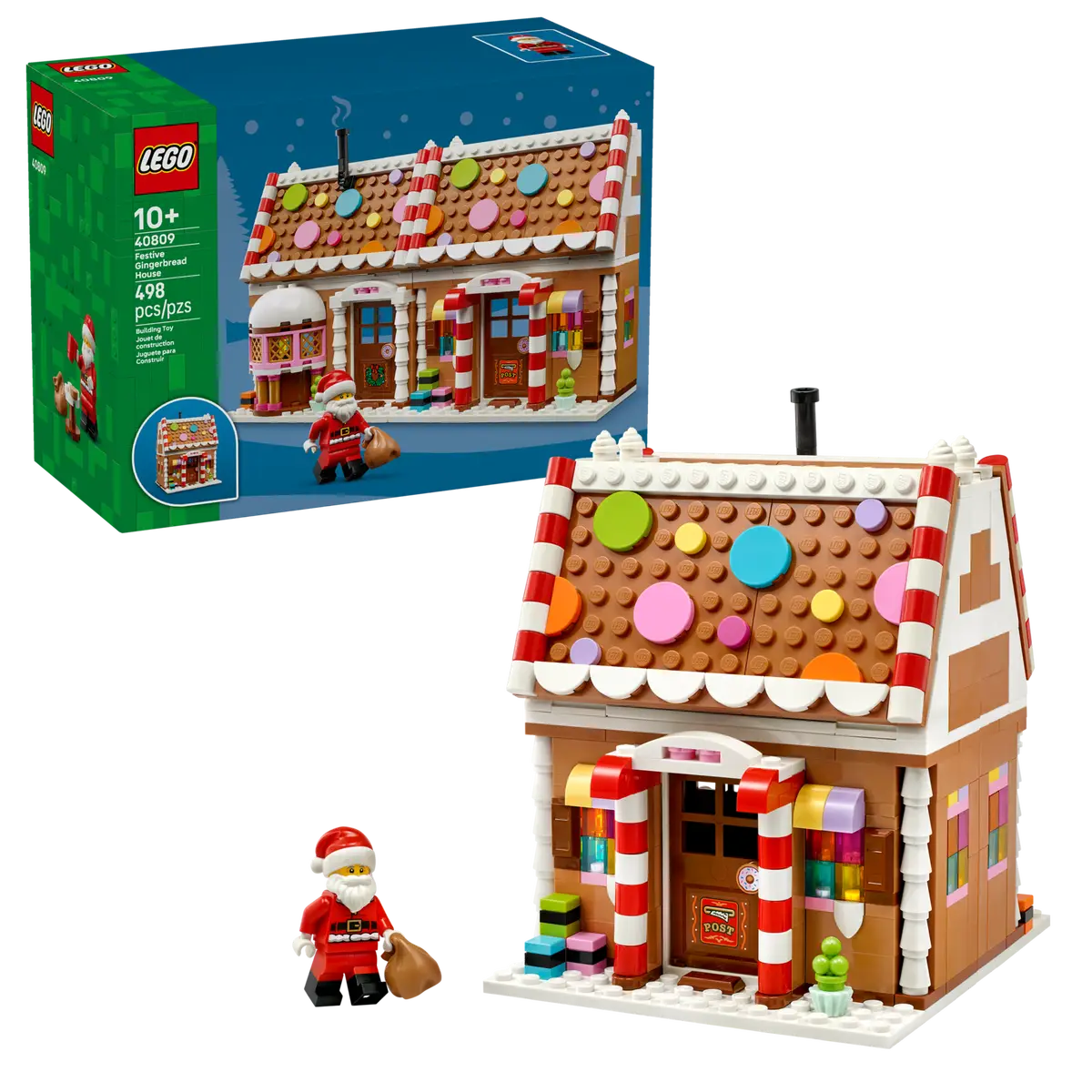 LEGO Iconic Festive Gingerbread House 40809 - Walmart.com