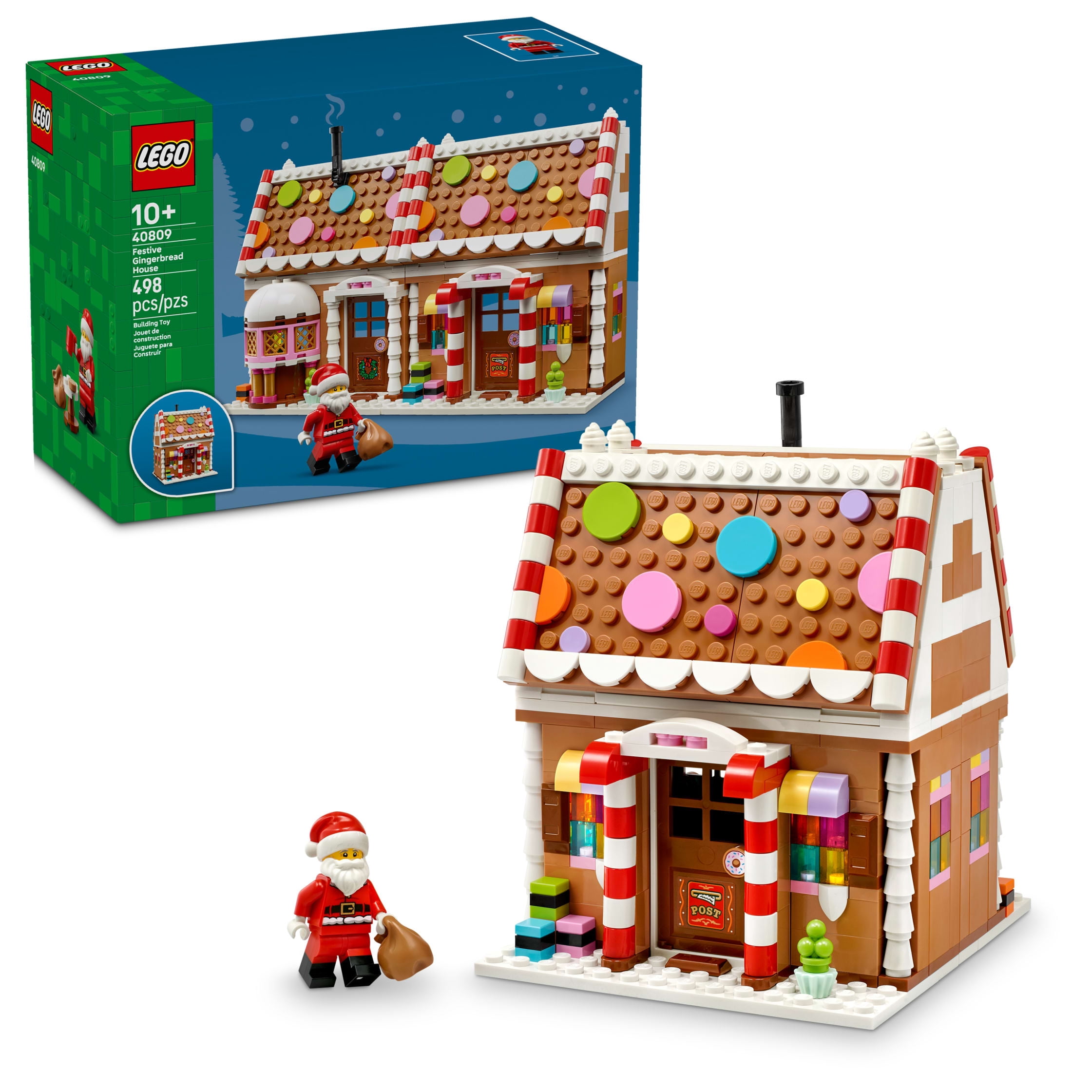 LEGO Festive Gingerbread House - Building Toy for Girls &amp; Boys, Ages 10+ - Christmas Craft &amp; Decoration - 40809 deal from Walmart