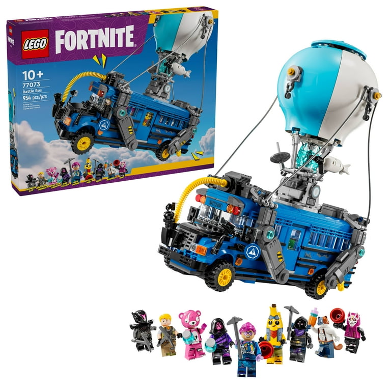 Free Shipping! LEGO Fortnite Battle Bus Collectible Toy for Kids