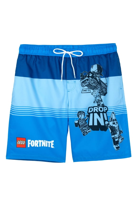Fortnite Brite Bomber Cuddle Team Leader Peely Swim Trunks UPF 50+ Adult
