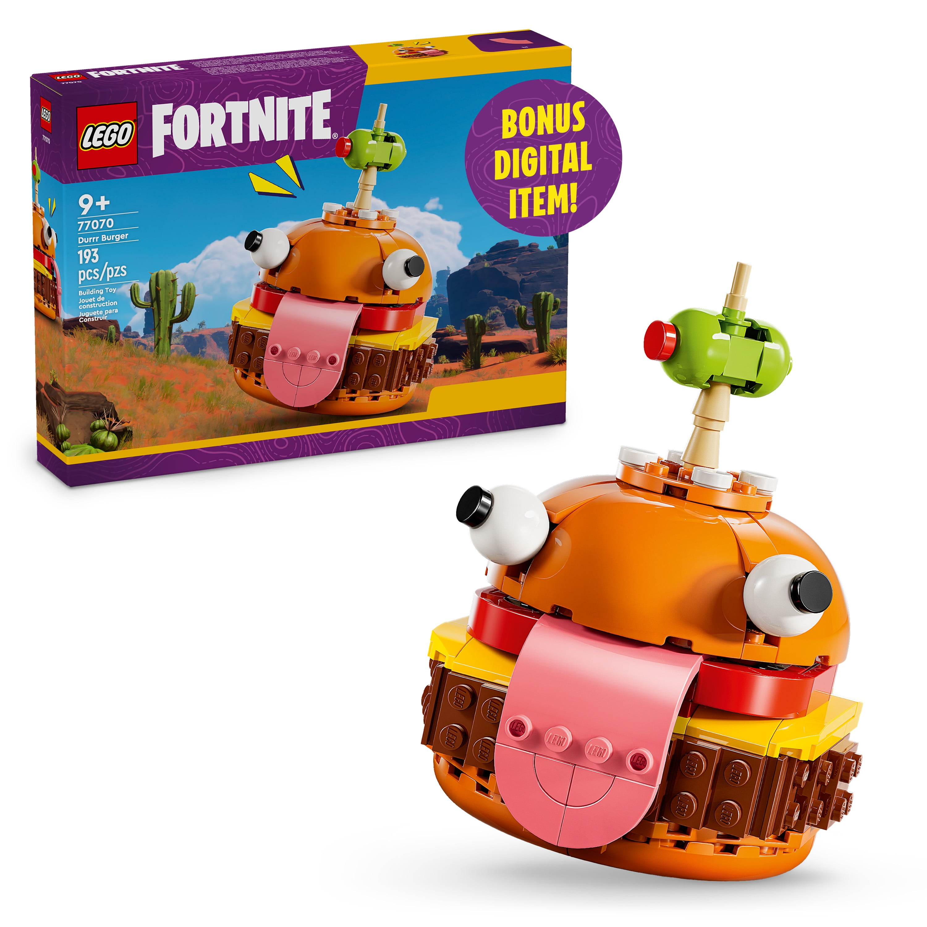 Fortnite Durrr Burger Building Set - Kids Toy for Gamers, Ages 9+ - Display Model, Collectible Fortnite Toy - Gift for Boys & Girls - 77070