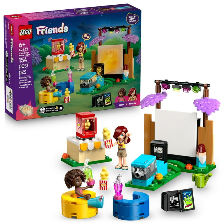 LEGO Friends Friendship Movie Night Pretend Play Building Toy