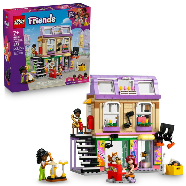 LEGO Friends Music Store Apartment Building Set Interactive