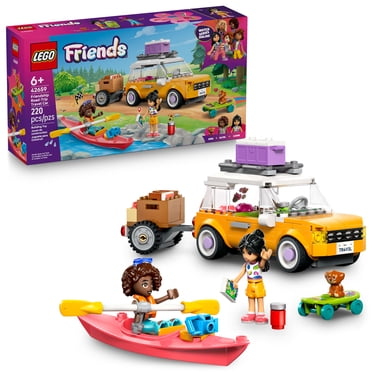 LEGO Friends Friendship Road-Trip Travel Car Toy - Buildable Storytelling Playset with Pretend Play Toys and Puppy Figurine - Fun Birthday Gift Idea for Girls & Boys, Ages 6+ - 42659