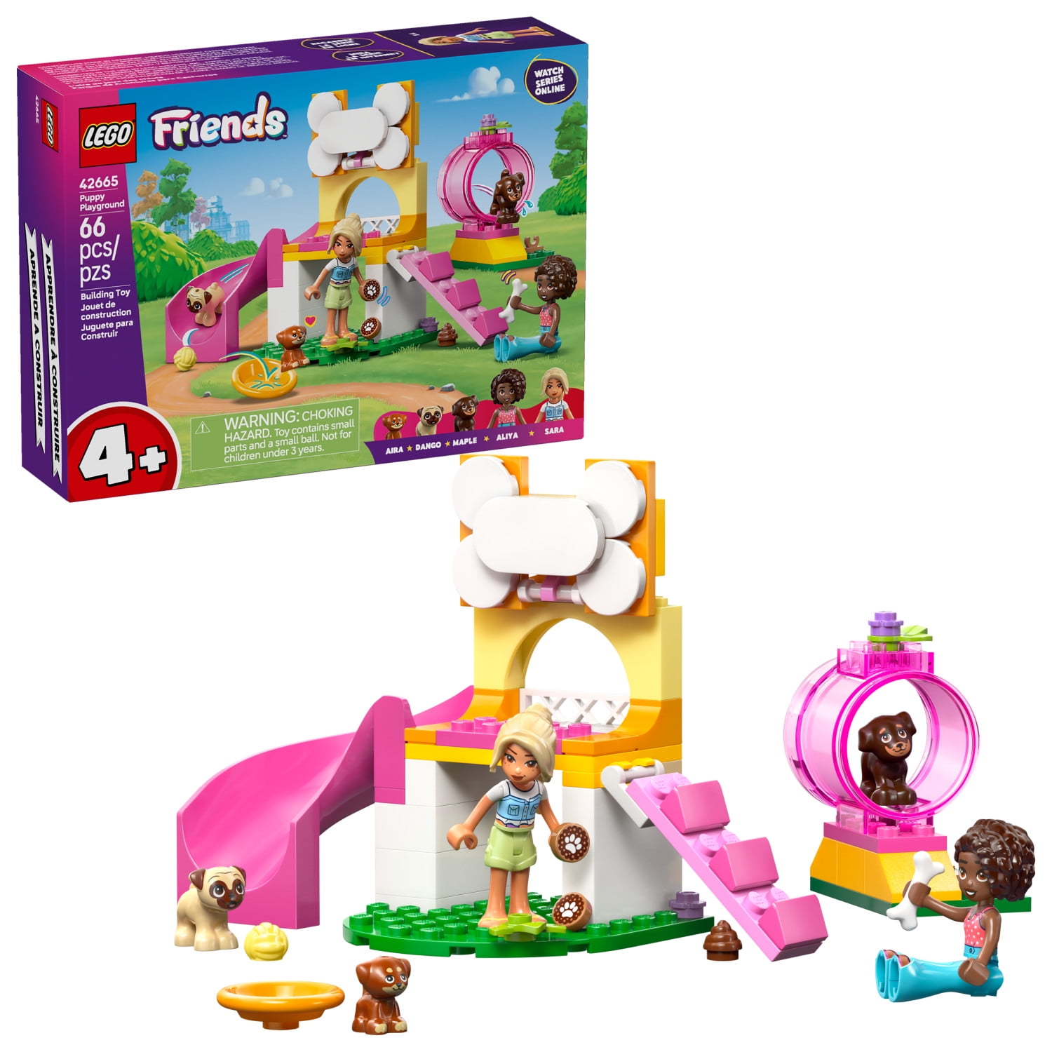 LEGO Friends Puppy Playground Pretend Play Building Toy - Creative