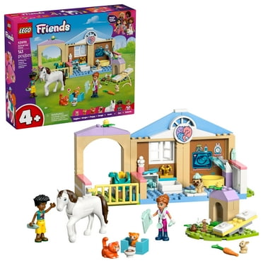 LEGO Friends Animal Vet Clinic Building Toy for Girls & Boys - Pretend Play Set for Preschool Kids, Ages 4+ - W/Valeria & Zac Minidolls, 5 Toy Pets, & Accessories - Gift Idea for Birthdays - 42696