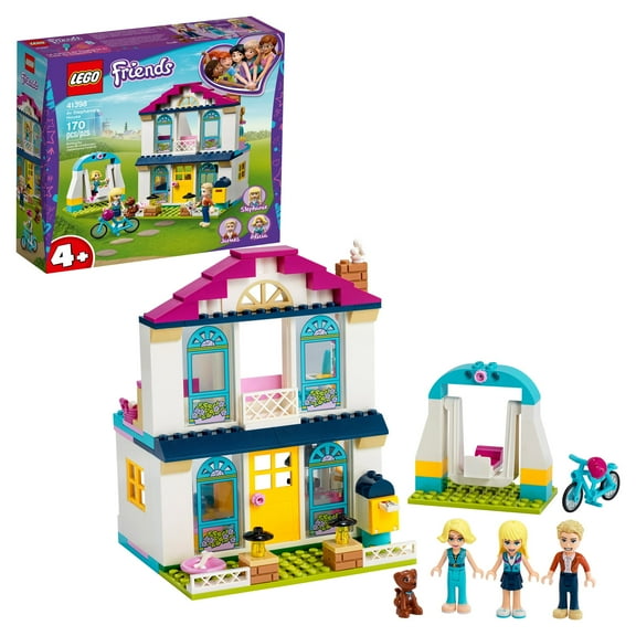 LEGO Friends 4+ Stephanies House 41398 Building Toy with Miniature Bike and Mini Toy Dog Figure (170 Pieces)