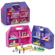 LEGO Friends Creative Dollhouse Suitcase - Building Toy for Girls & Boys, Ages 6+ - Portable Dollhouse Set with 8 Rooms & 2 Minidolls - Gift for Kids - 42697