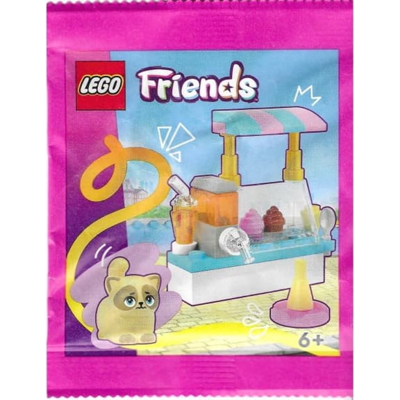 LEGO Friends Accessory Set: Cat (Pom) with Ice Creme Stand (29 pcs)