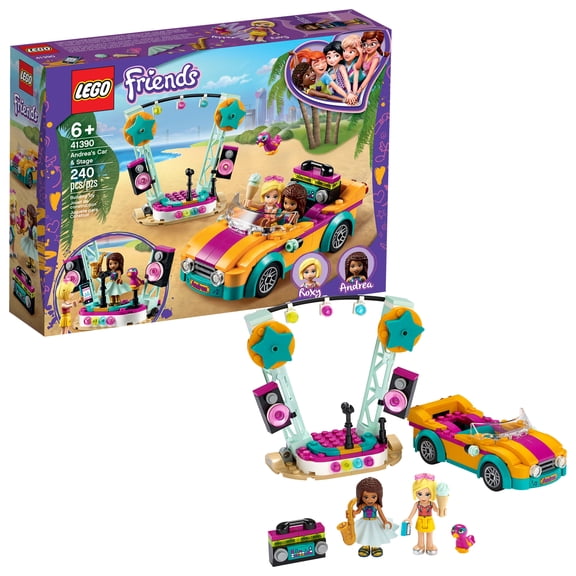 LEGO Friends Andreas Car & Stage Playset 41390 Building Kit (240 Pieces)