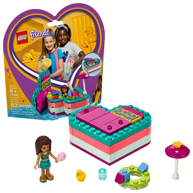 LEGO Friends Andrea's Summer Heart Box 41384 Building Set (83 Pieces)