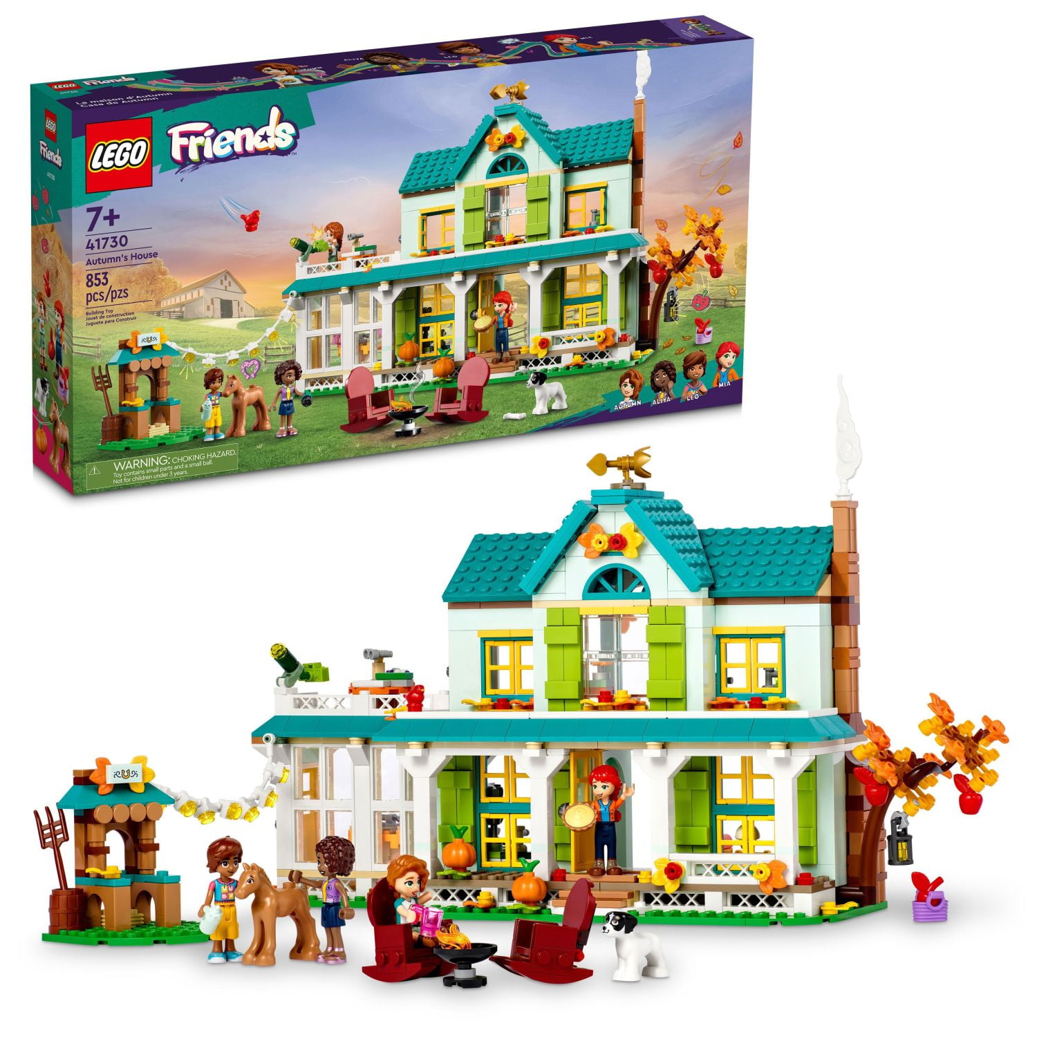 LEGO Friends Autumn s House 41730 Dolls House Playset with Accessories Toy Horse Mia Mini Doll Toys for Girls and Boys 7 Plus Years Old Birthday