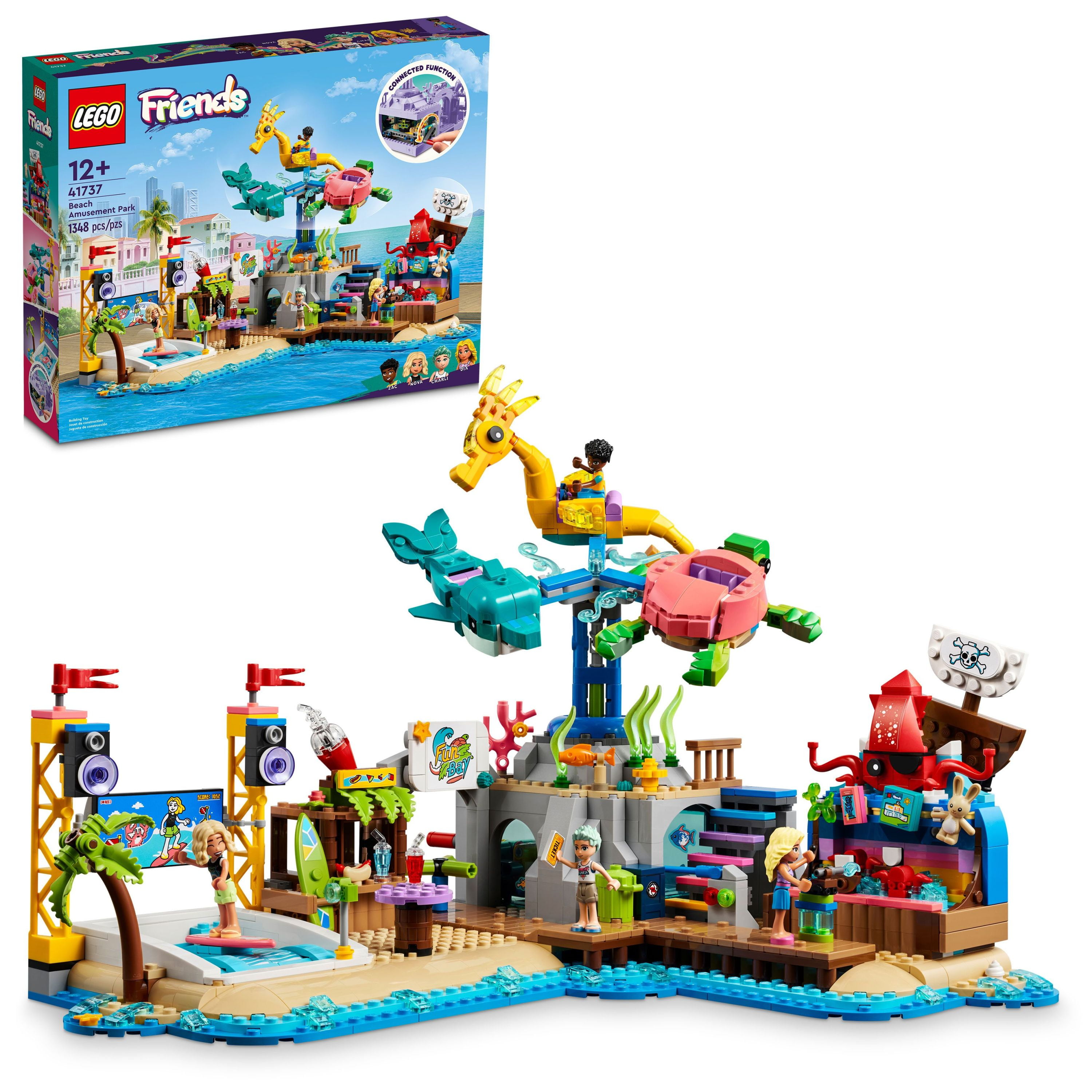  LEGO Creator 3 in 1 Space Roller Coaster Building Toy Set  Featuring a Roller Coaster, Drop Tower, Carousel and 5 Minifigures,  Rebuildable Amusement Park for Kids Ages 9+, 31142 : Toys & Games