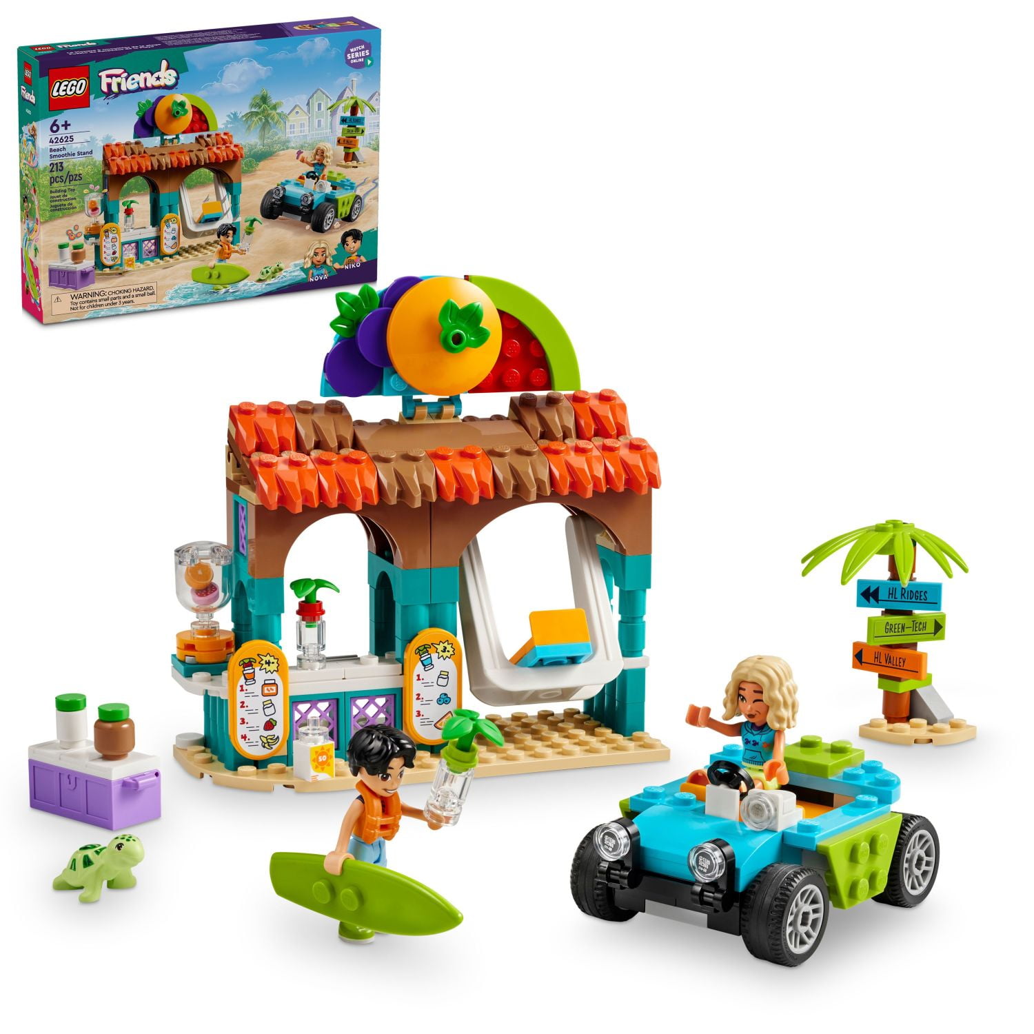 生スムージー LEGO Friends Beach Smoothie Stand, Kids' Pretend Play Food Set