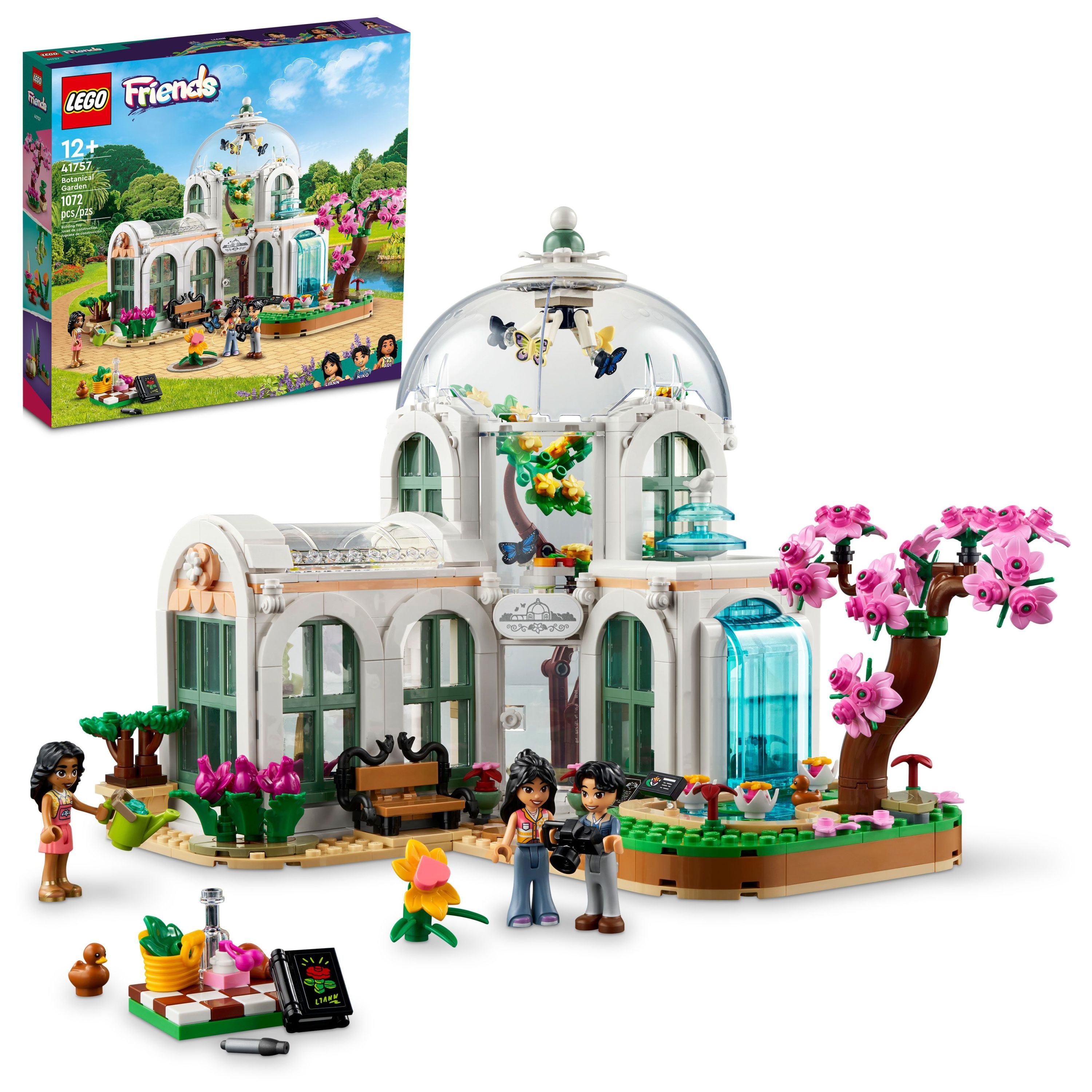 LEGO Friends Botanical Garden 41757 Building Toy Set, A Creative