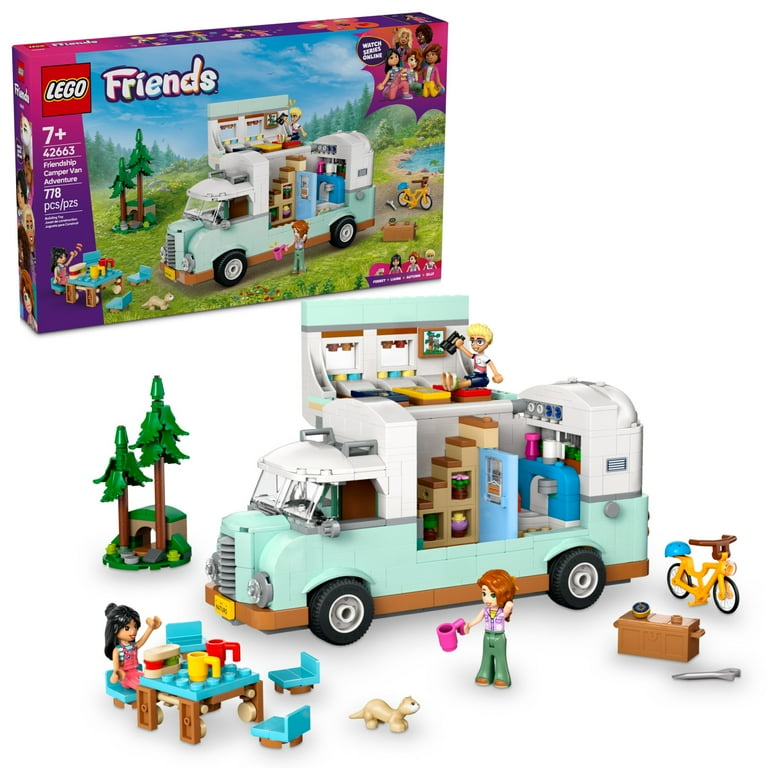 LEGO Friends Friendship Camper Van Adventure Toy Building Set