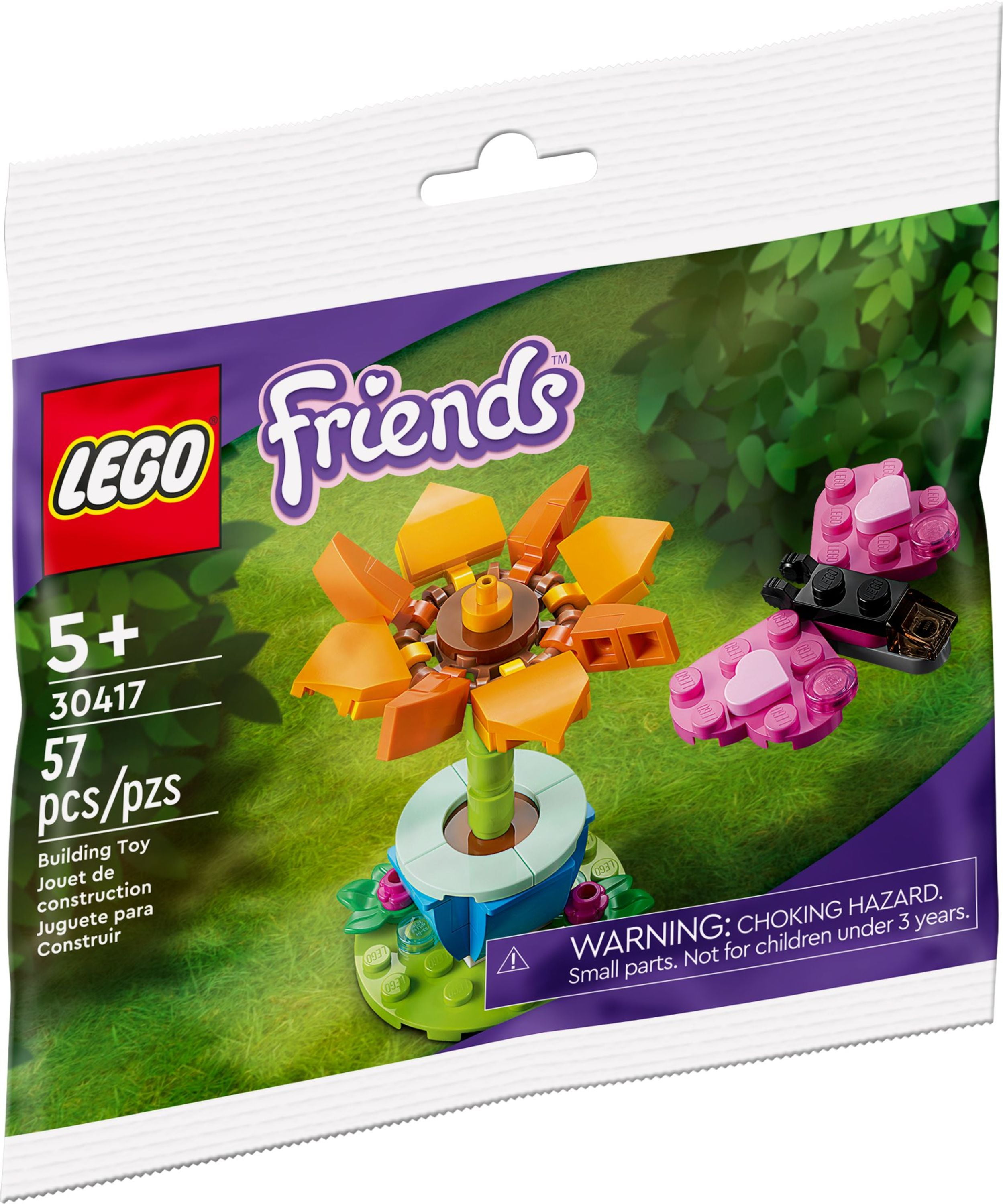 Akademi Overgang Indflydelsesrig LEGO Friends Garden Flower and Butterfly 30417 - Walmart.com