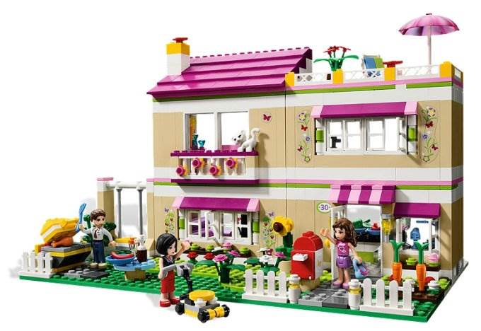 LEGO® Friends Girls Olivia's Play House w/ Three Mini Doll Figures | 3315 - image 1 of 9
