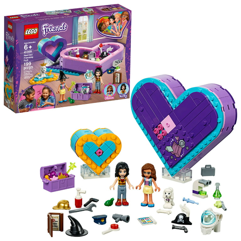 Koncession R Kontrakt LEGO Friends Heart Box Friendship Pack 41359 - Walmart.com