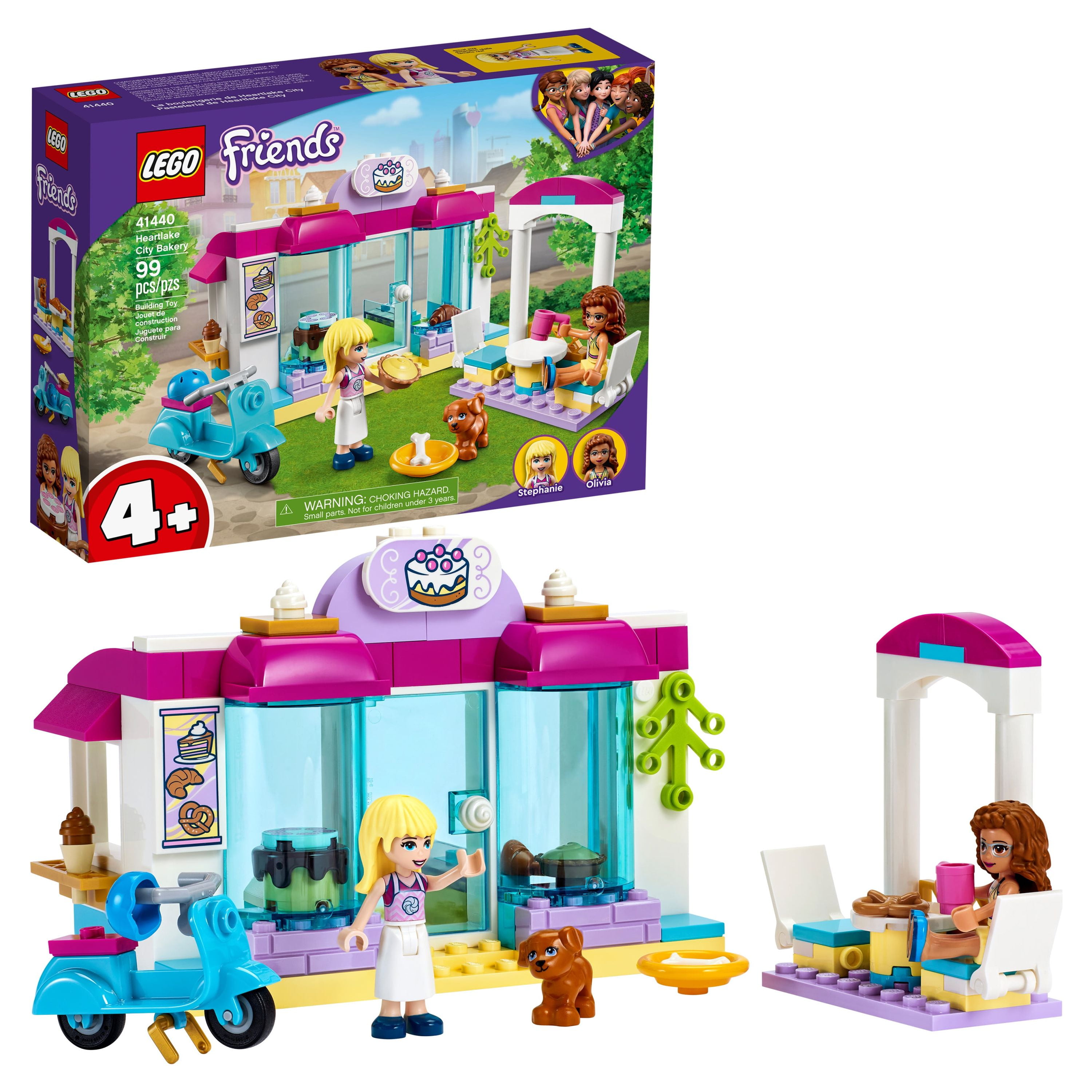 LEGO Friends Play Day Gift Set 66773, 3 in 1 Building Toy Set for 6 Year  Old Girls and Boys, Includes Ice Cream Truck, Mobile Fashion Boutique, and