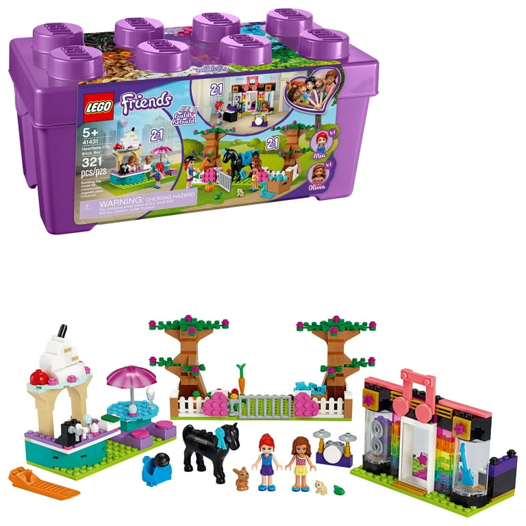 LEGO Friends Heartlake City Brick Box 41431 Building Kit; Make Scenes from 1 Box Set for Creative Fun (321 Pieces) - Walmart.com
