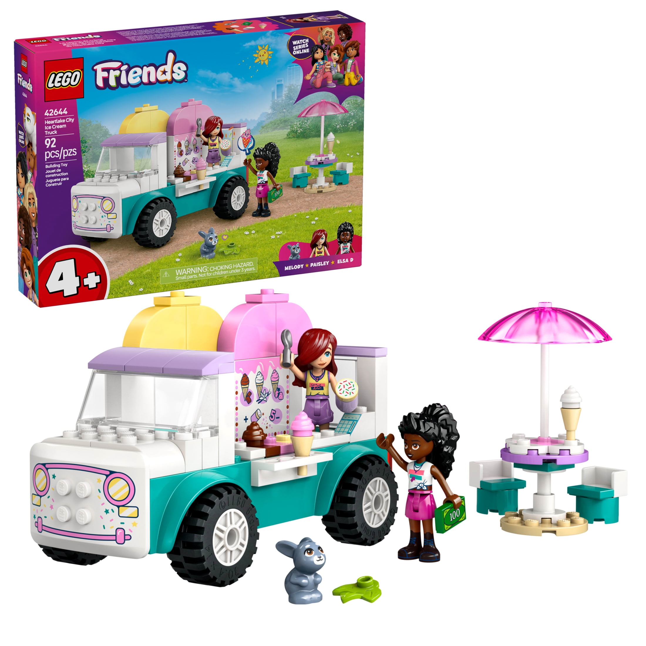 LEGO Friends Heartlake City Ice Cream Truck Toy - Building Toy