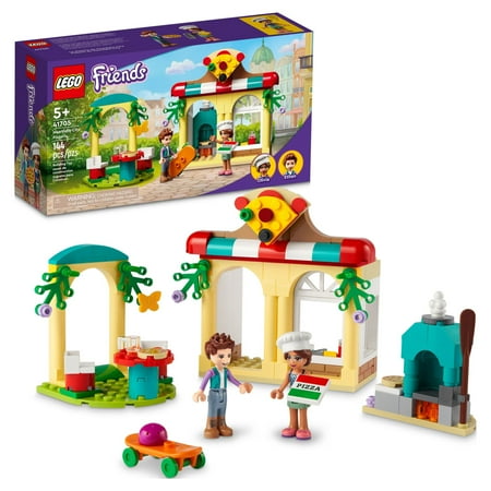 LEGO Friends Heartlake City Pizzeria 41705 Restaurant Set, Creative Gifts, Toys for Kids 5 Plus Years Old with Olivia & Ethan Mini-Dolls