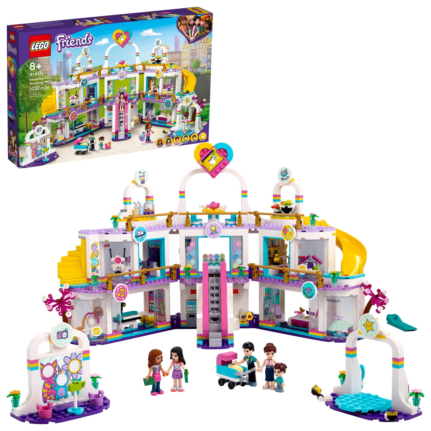 LEGO Friends Heartlake City Shopping 41450 Building Toy for Kids (1,032 - Walmart.com