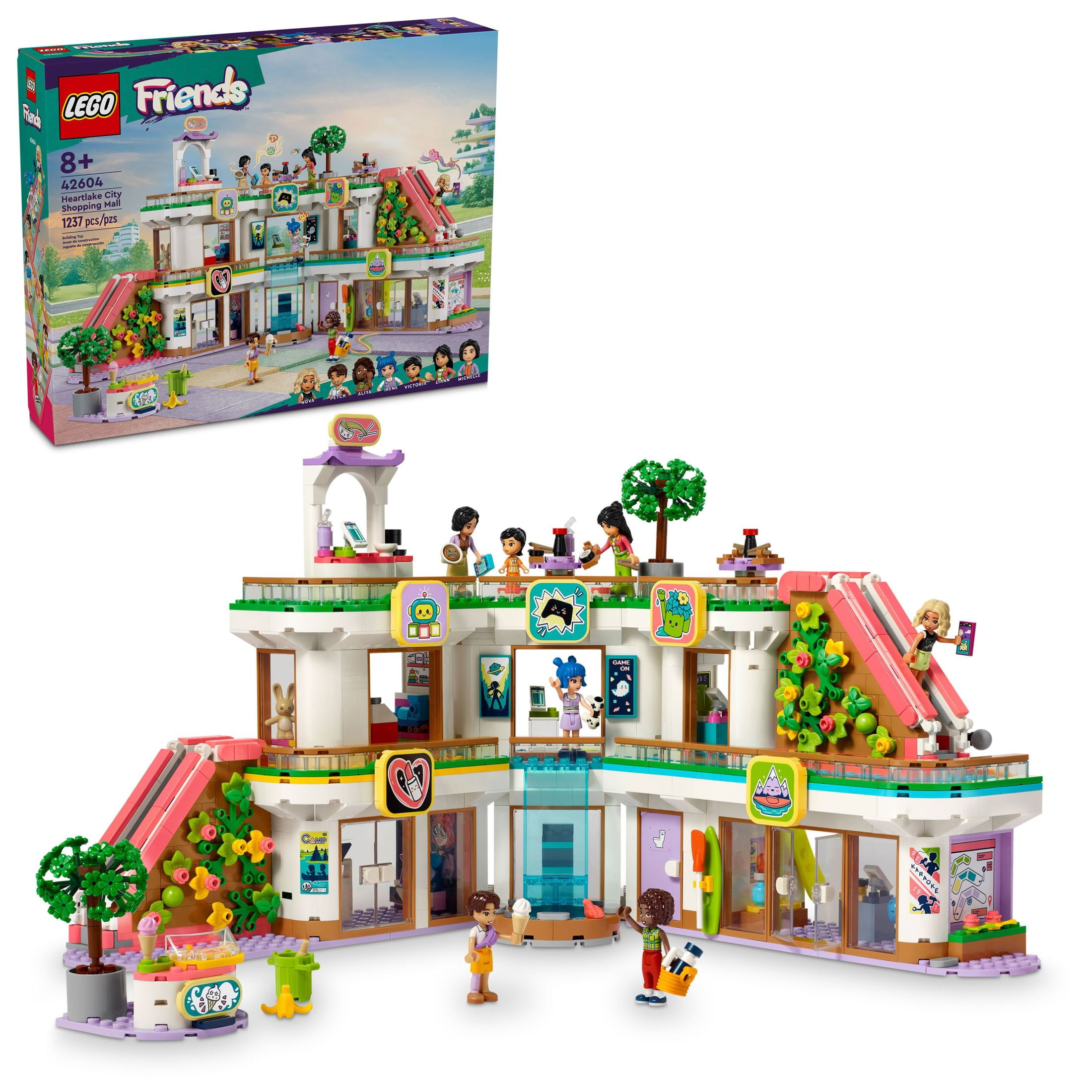  LEGO Friends Heartlake City Park Café 41426 Building Toy,  Outdoor Café Set Inspires Role Play and Includes 2 Buildable Mini-Doll  Figures, Great Gift for Kids Who Love Food Play (224 Pieces) 