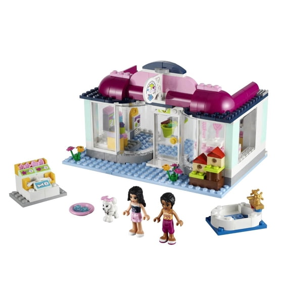 LEGO Friends Heartlake Pet Salon Interlocking Block Building Set, 242 Count