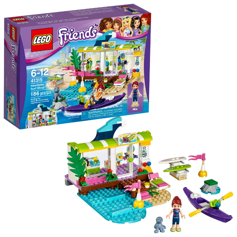 for ikke at nævne Betydelig segment LEGO Friends Heartlake Surf Shop 41315 - Walmart.com