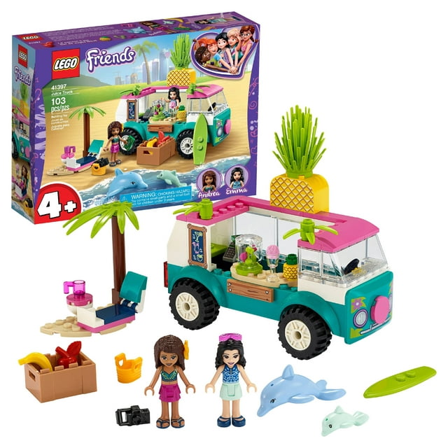 LEGO Friends Juice Truck 41397 Building Kit; Kids Food Truck Featuring Emma Mini-Doll Figure (103 Pieces)